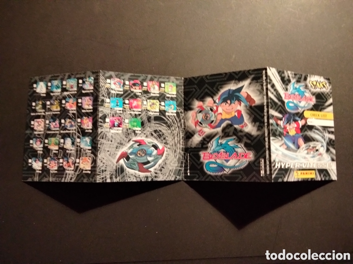 Coleccionismo cromos antiguos: CHECKLIST COLECCI&Oacute;N STAKS BEYBLADE HYPER VITESSE , PANINI - Foto 3