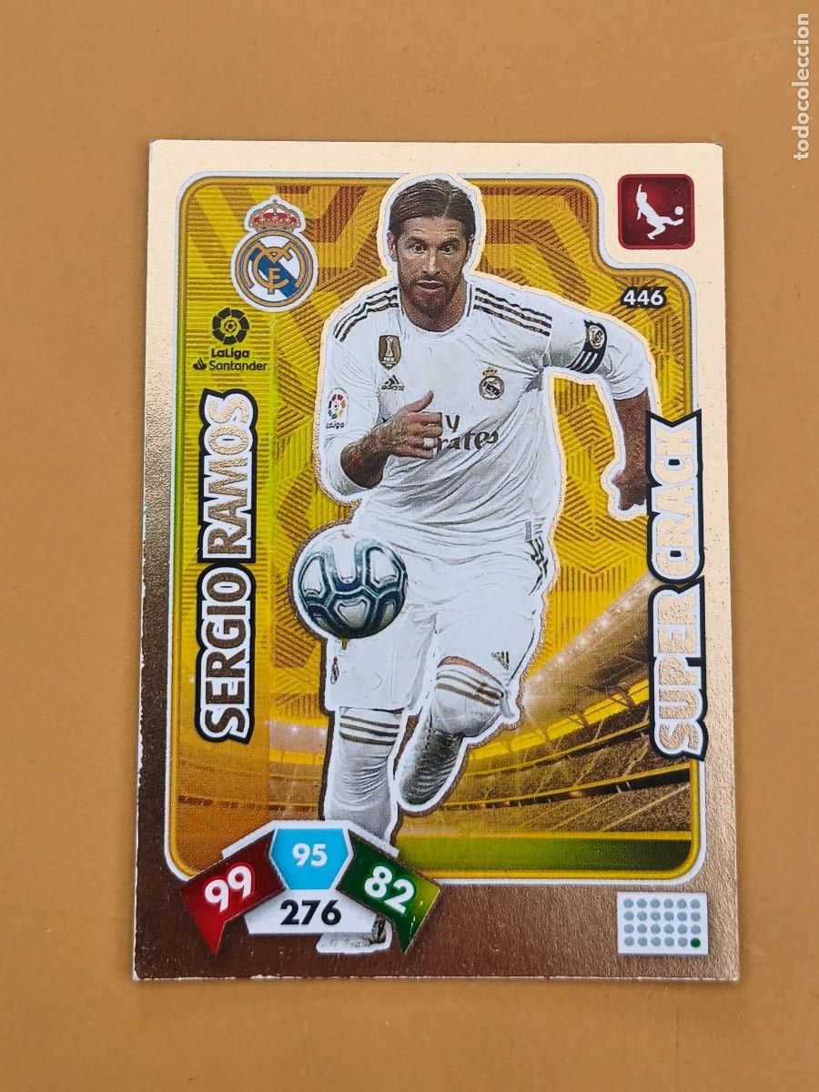 Coleccionismo cromos antiguos: sergio ramos adrenalyn 2019 20 super crack - Foto 1