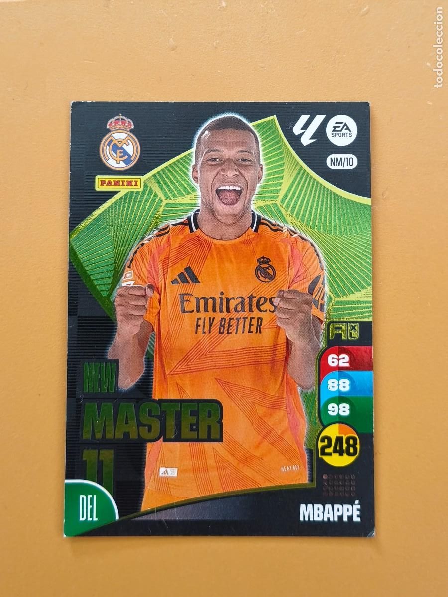 Coleccionismo cromos antiguos: mbappe, master 11 adrenalyn 2024 25 - Foto 1