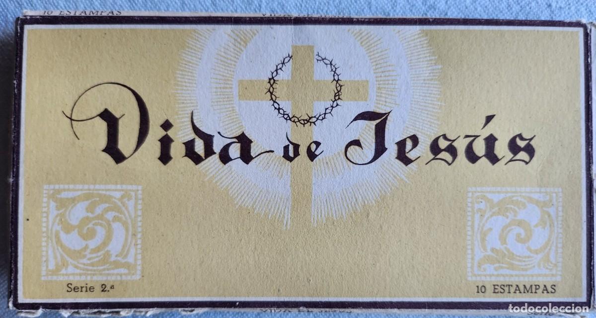 Coleccionismo cromos antiguos: VIDA DE JES&Uacute;S SERIE 2 10 ESTAMPAS - Foto 1