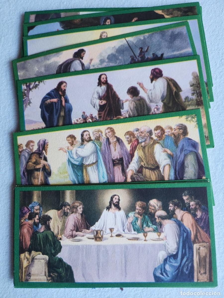 Coleccionismo cromos antiguos: VIDA DE JES&Uacute;S SERIE 2 10 ESTAMPAS - Foto 2