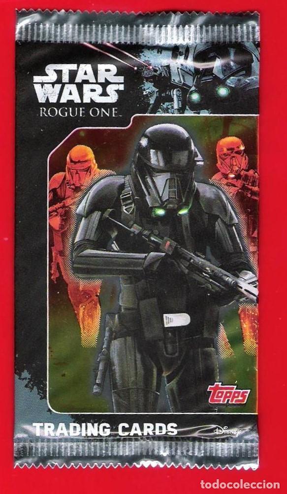 Coleccionismo cromos antiguos: Sobre de Cromos STARS WARS Rogue One PROMOCIONAL - Sin Abrir - TOPPS - 2016