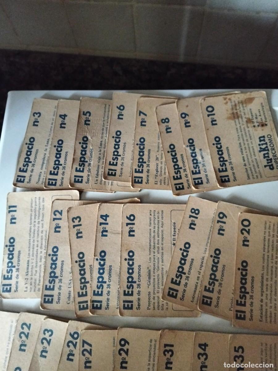 Coleccionismo cromos antiguos: LOTE 26 CROMOS DUNKIN EL ESPACIO - Foto 4