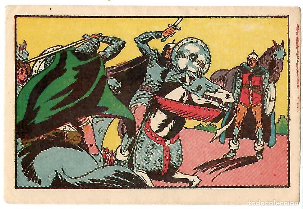 Colecionismo Cromos antigos: Cromo del album El Guerrero del Antifaz, 2&ordf; serie, n&ordm; 31 - Nunca pegado