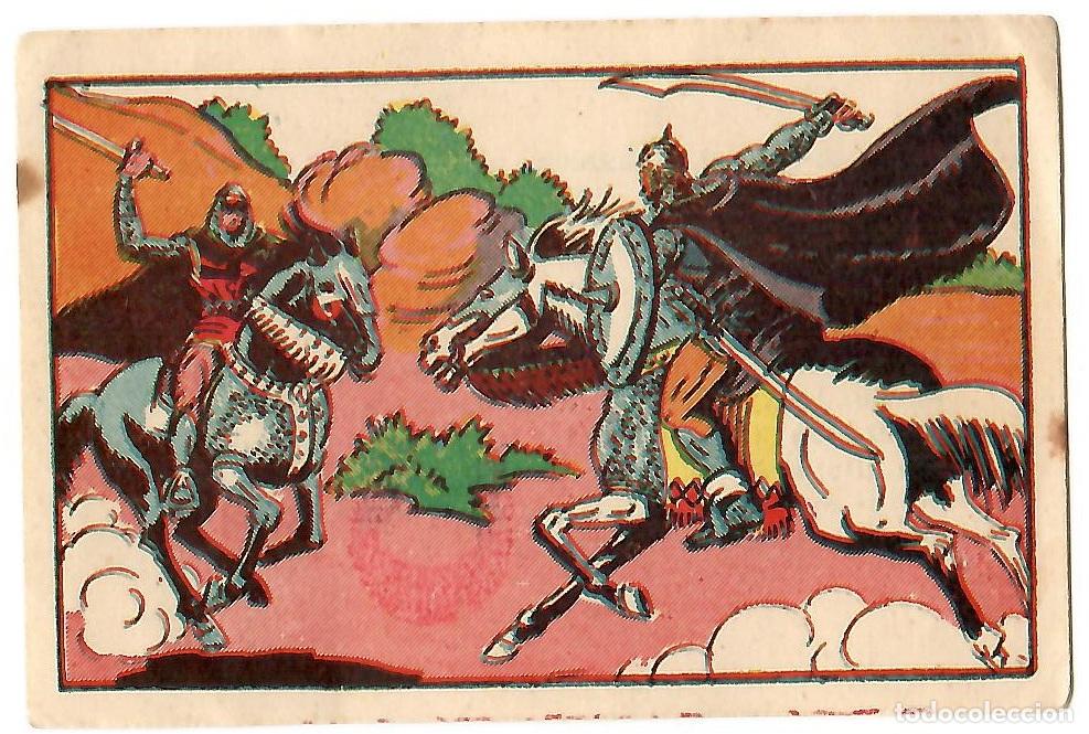 Colecionismo Cromos antigos: Cromo del album El Guerrero del Antifaz, 2&ordf; serie, n&ordm; 30 - Nunca pegado