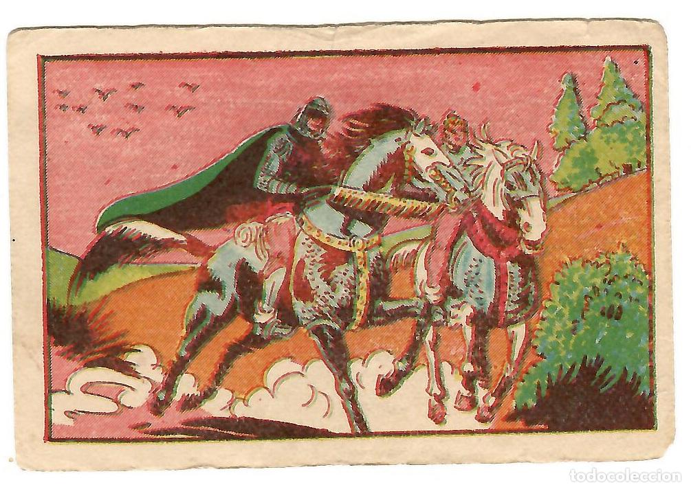 Collectable Antique Stickers: Cromo del album El Guerrero del Antifaz, 2&ordf; serie, n&ordm; 1 - Nunca pegado
