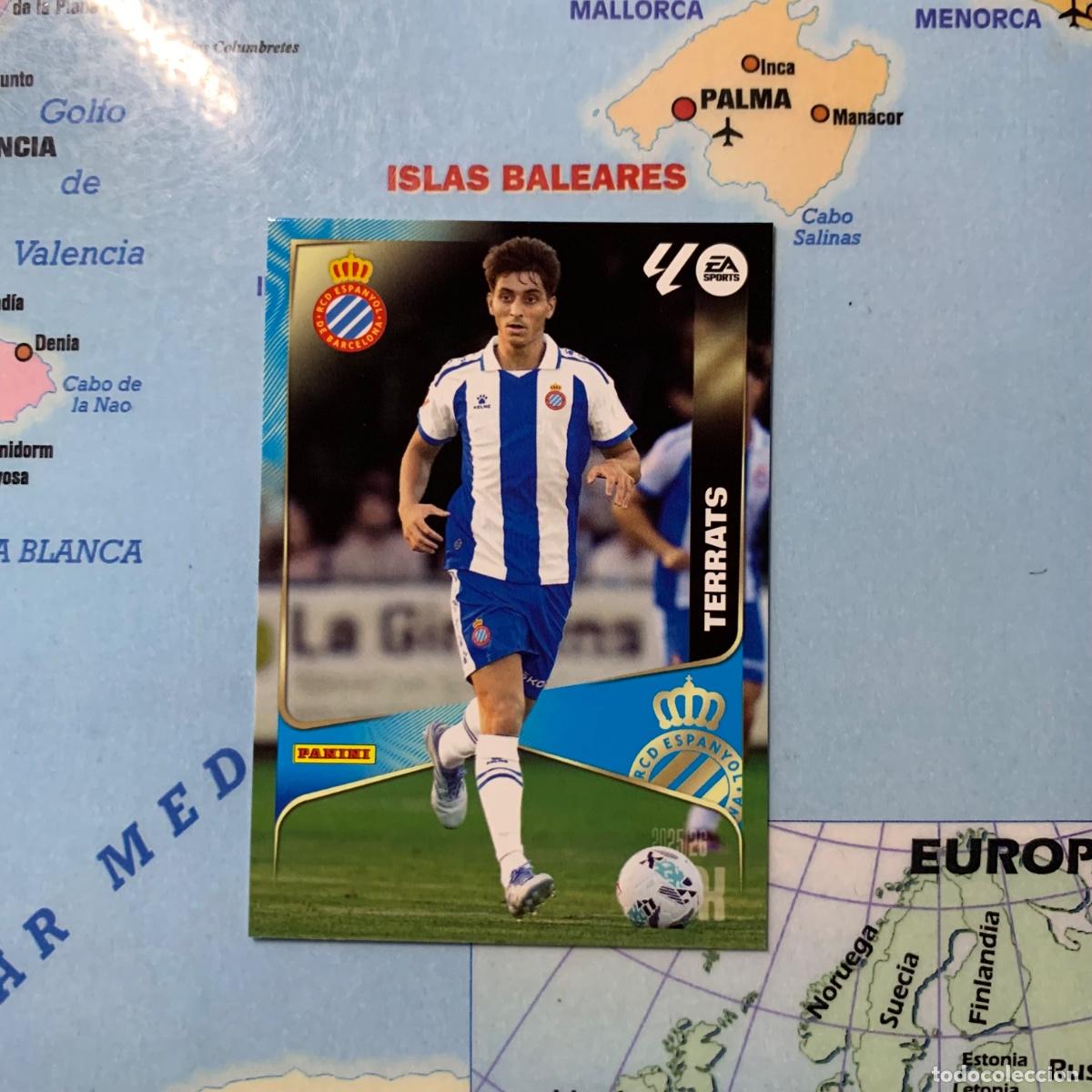 Coleccionismo cromos antiguos: Terrats n&uacute;mero 155 del Espa&ntilde;ol megacracks 25-26 2025-2026