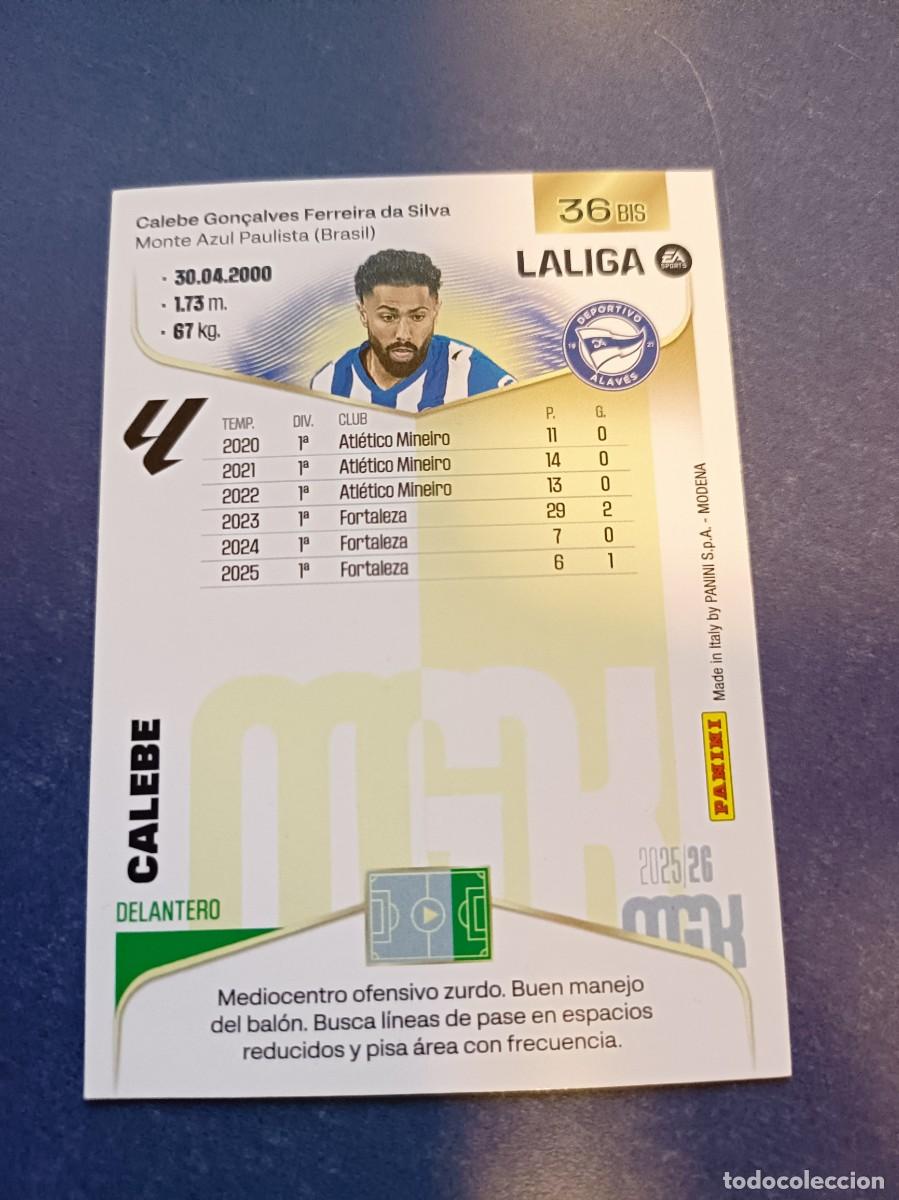 Coleccionismo cromos antiguos: CALEBE FICHA BIS MGK 25 26 - Foto 2