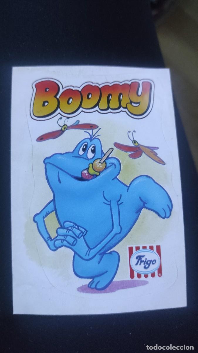 Coleccionismo cromos antiguos: pegatina Boomy Frigo