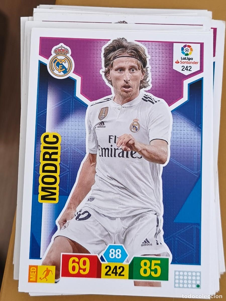 Coleccionismo cromos antiguos: modric, adrenalyn 2018 19 - Foto 1