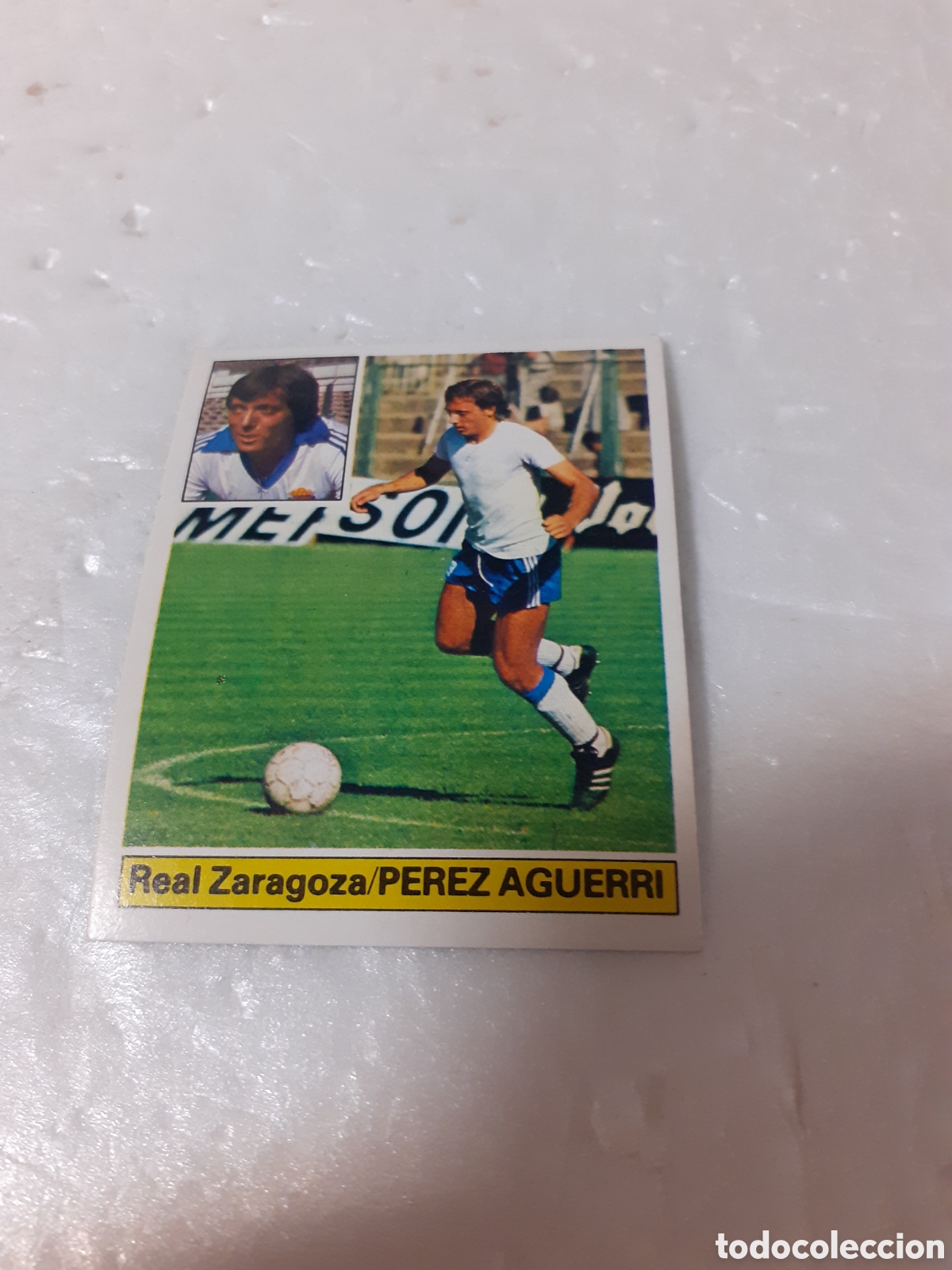 Colecionismo Cromos antigos: EDIC ESTE LIGA 81 82 PEREZ AGUIRRE R ZARAGOZA SIN PEGAR