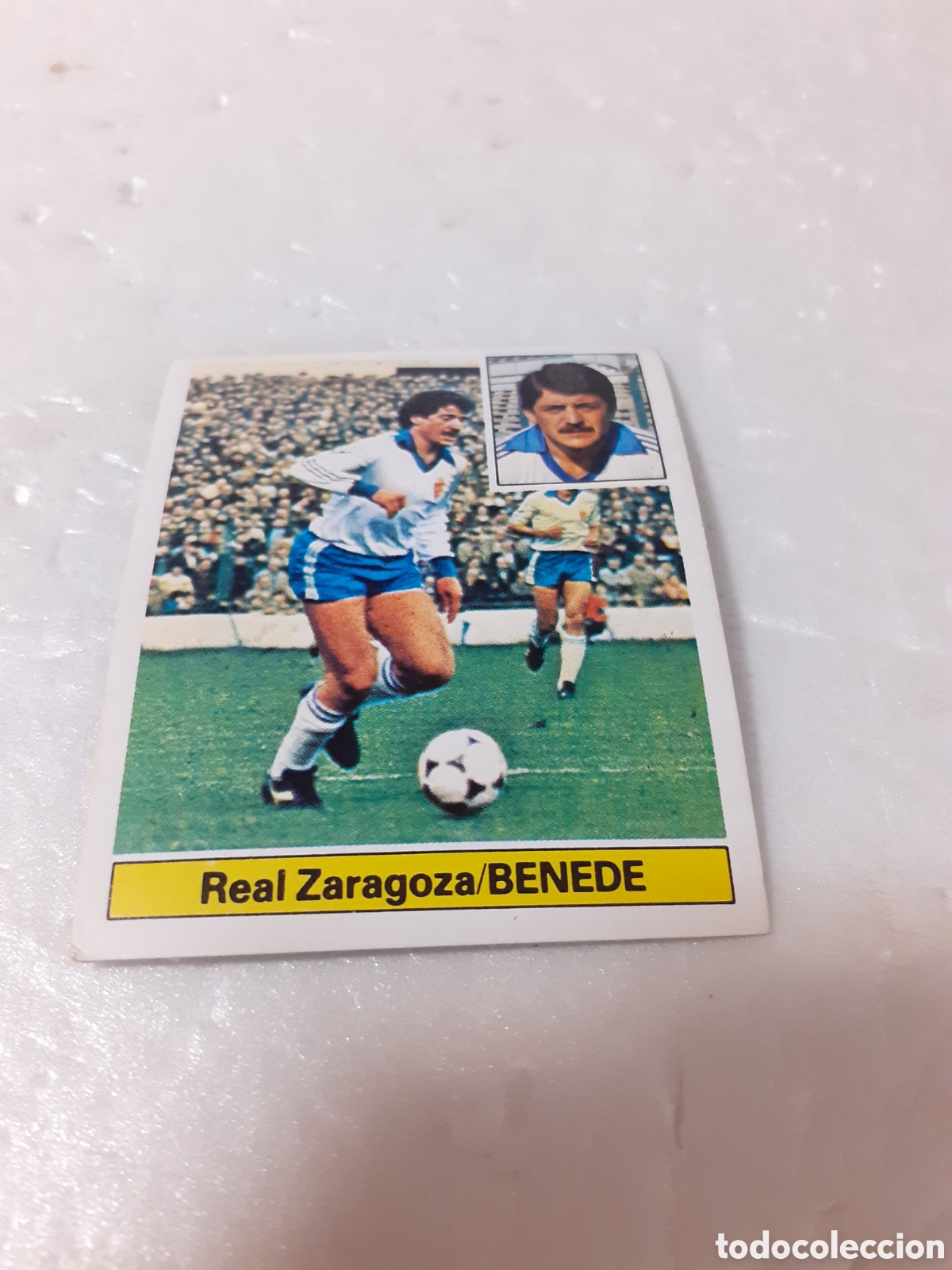 Colecionismo Cromos antigos: EDIC ESTE LIGA 81 82 BENEDE R ZARAGOZA SIN PEGAR