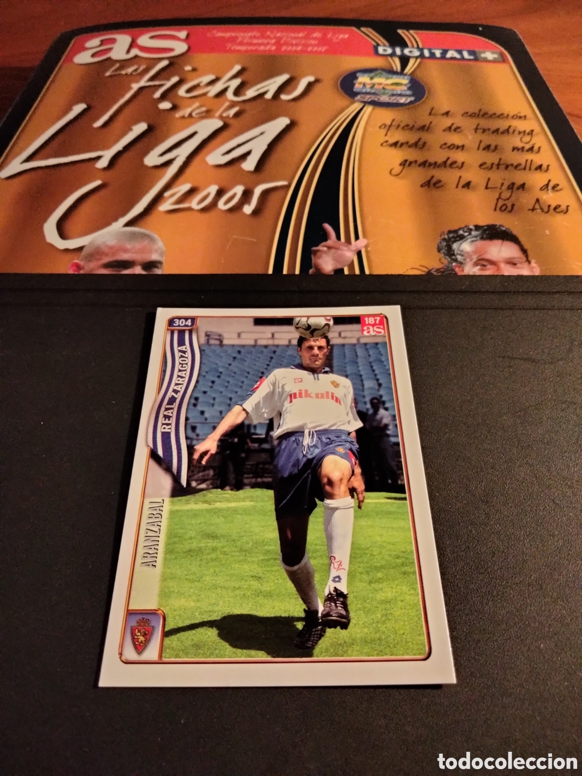 Sammeln alte Sammelbilder: ARANZABAL # 187 VERSION AS REAL ZARAGOZA # 304 FICHAS LA LIGA 2004/05 MUNDICROMO