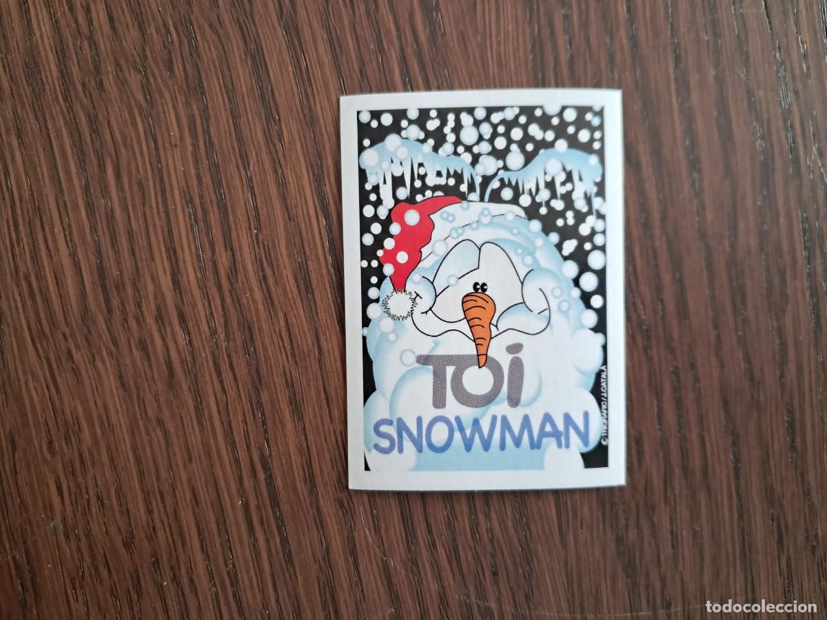 Collezionismo Figurine antiche: cromo adhesivo de panini, Toi snowman, n&ordm; 38.