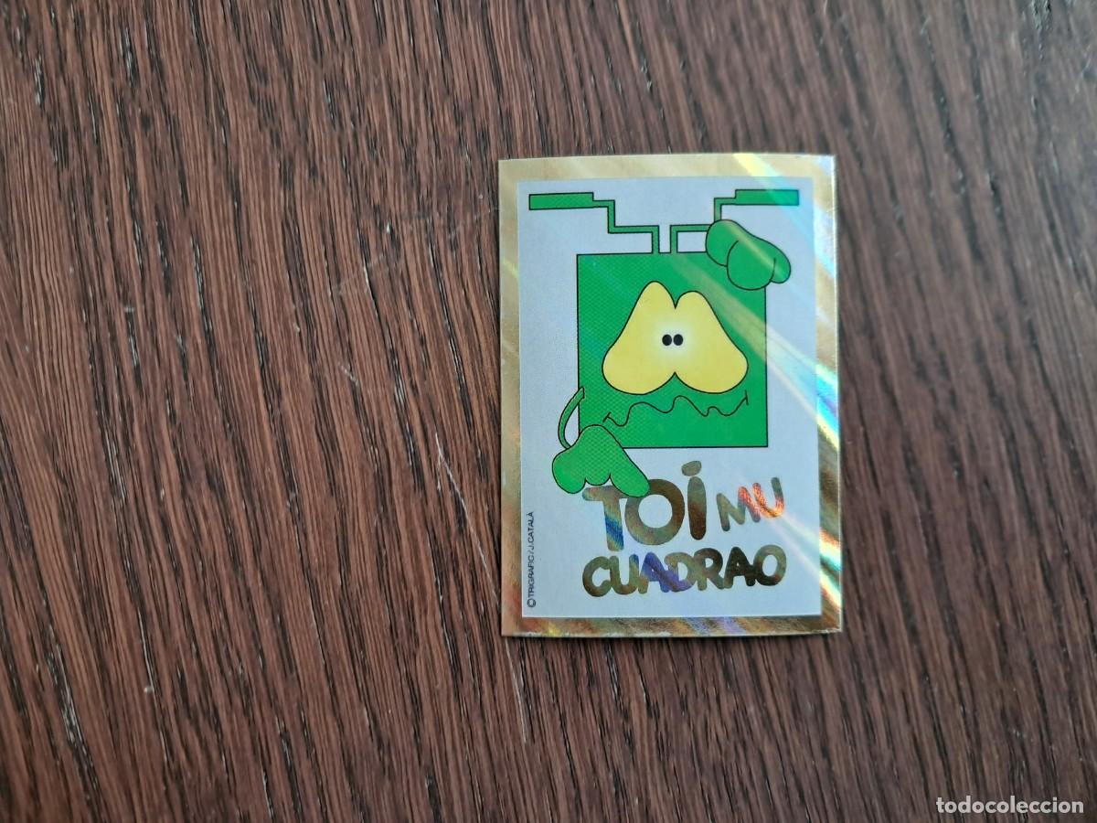Coleccionismo cromos antiguos: cromo adhesivo de panini, Toi mu cuadrao, n&ordm; 110.