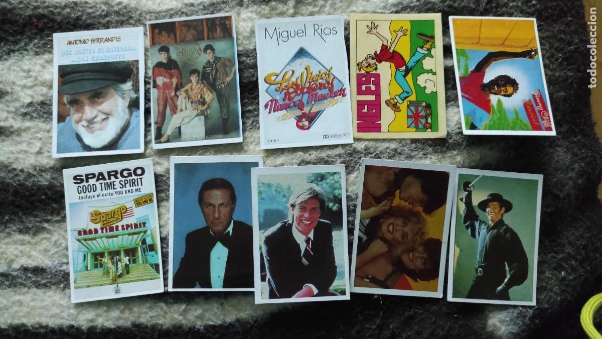 Coleccionismo cromos antiguos: Lote 10 El show de las estrellas maga sin pegar