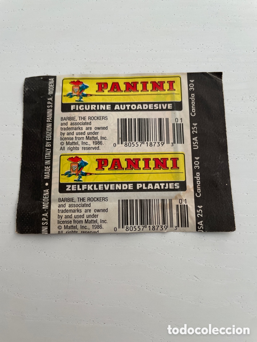 Coleccionismo cromos antiguos: BARBIE Sobre de cromos sin abrir - Foto 2