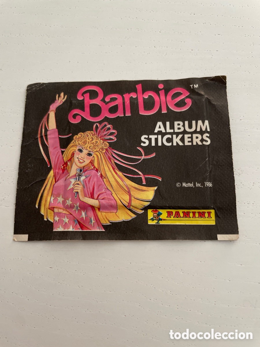 Coleccionismo cromos antiguos: BARBIE Sobre de cromos sin abrir - Foto 1