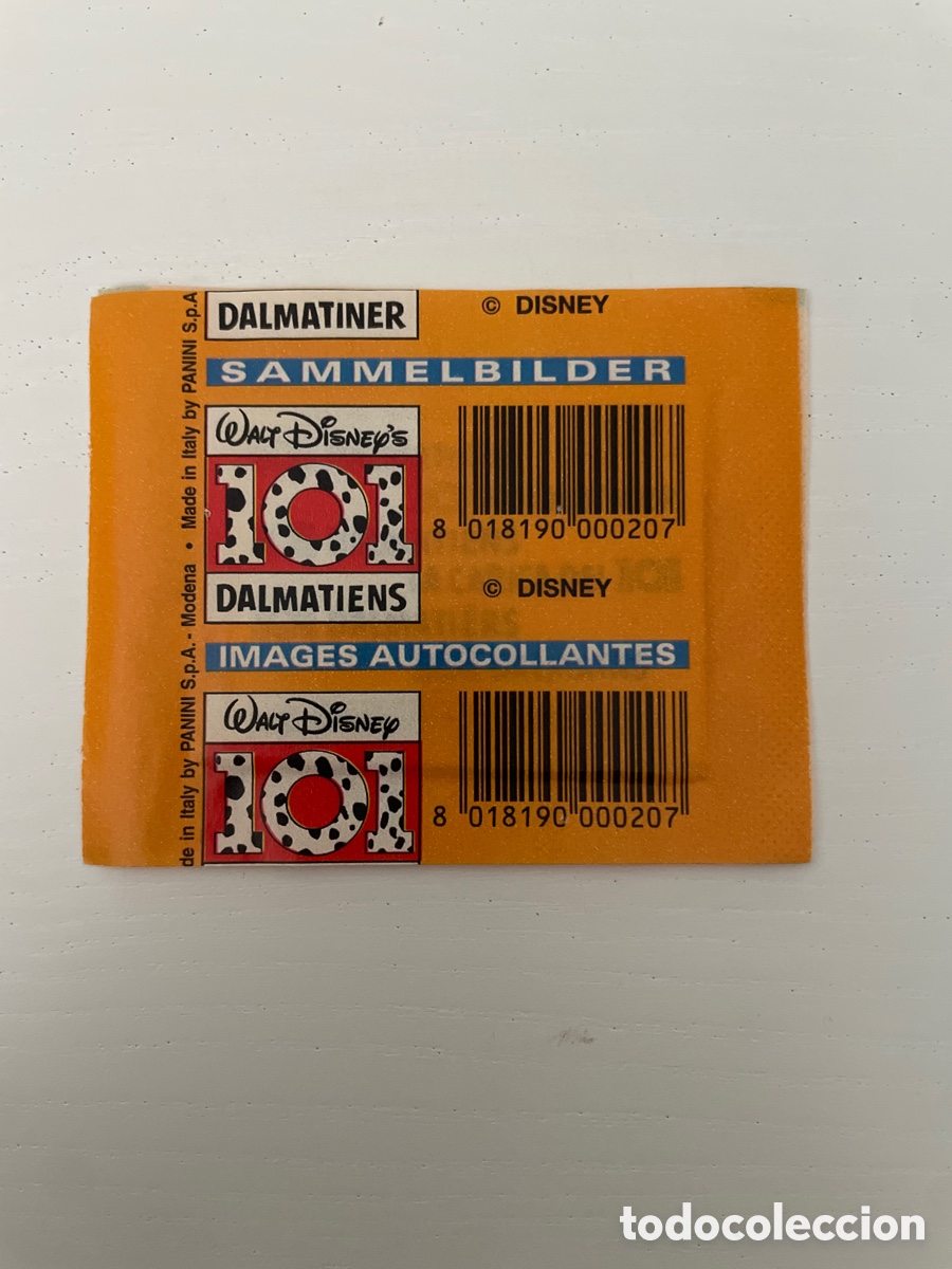 Coleccionismo cromos antiguos: 101 DALMATAS Sobre de cromos sin abrir - Foto 2