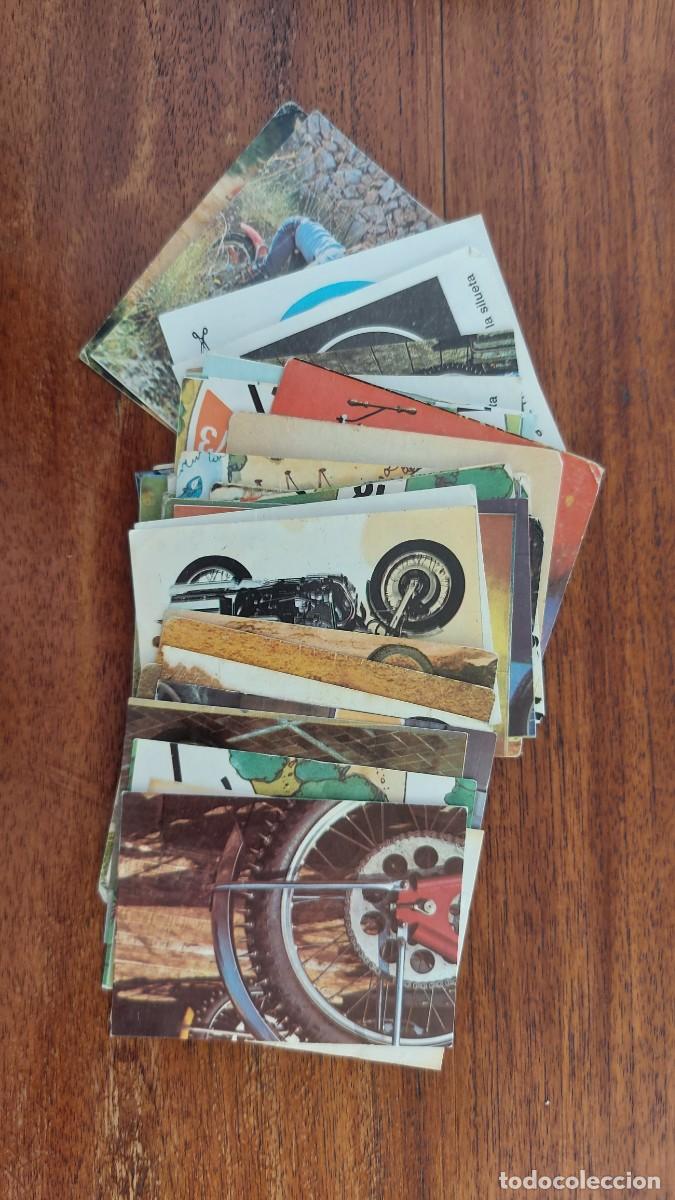 Coleccionismo Cromos antiguos: 41 CROMOS DE BIMBO EL MUNDO DE LAS MOTOS 1975 SIN PEGAR