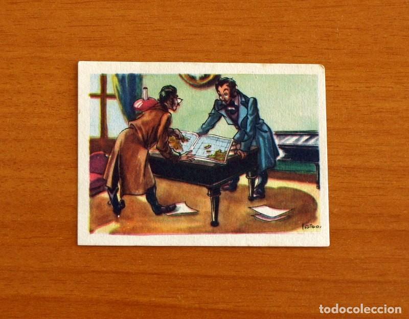Coleccionismo cromos antiguos: Viaje al Centro de la Tierra - Cromo n&ordm; 11 - Chocolates LLoveras a&ntilde;o 1958 - Nunca Pegado
