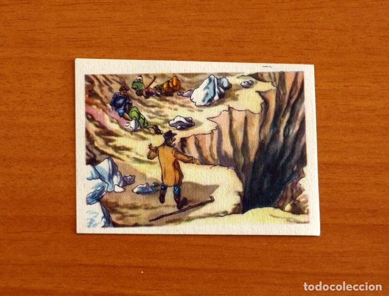 Coleccionismo cromos antiguos: Viaje al Centro de la Tierra - Cromo n&ordm; 61 - Chocolates LLoveras a&ntilde;o 1958 - Nunca Pegado
