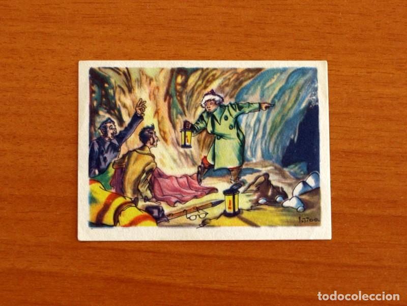 Coleccionismo cromos antiguos: Viaje al Centro de la Tierra - Cromo n&ordm; 81 - Chocolates LLoveras a&ntilde;o 1958 - Nunca Pegado