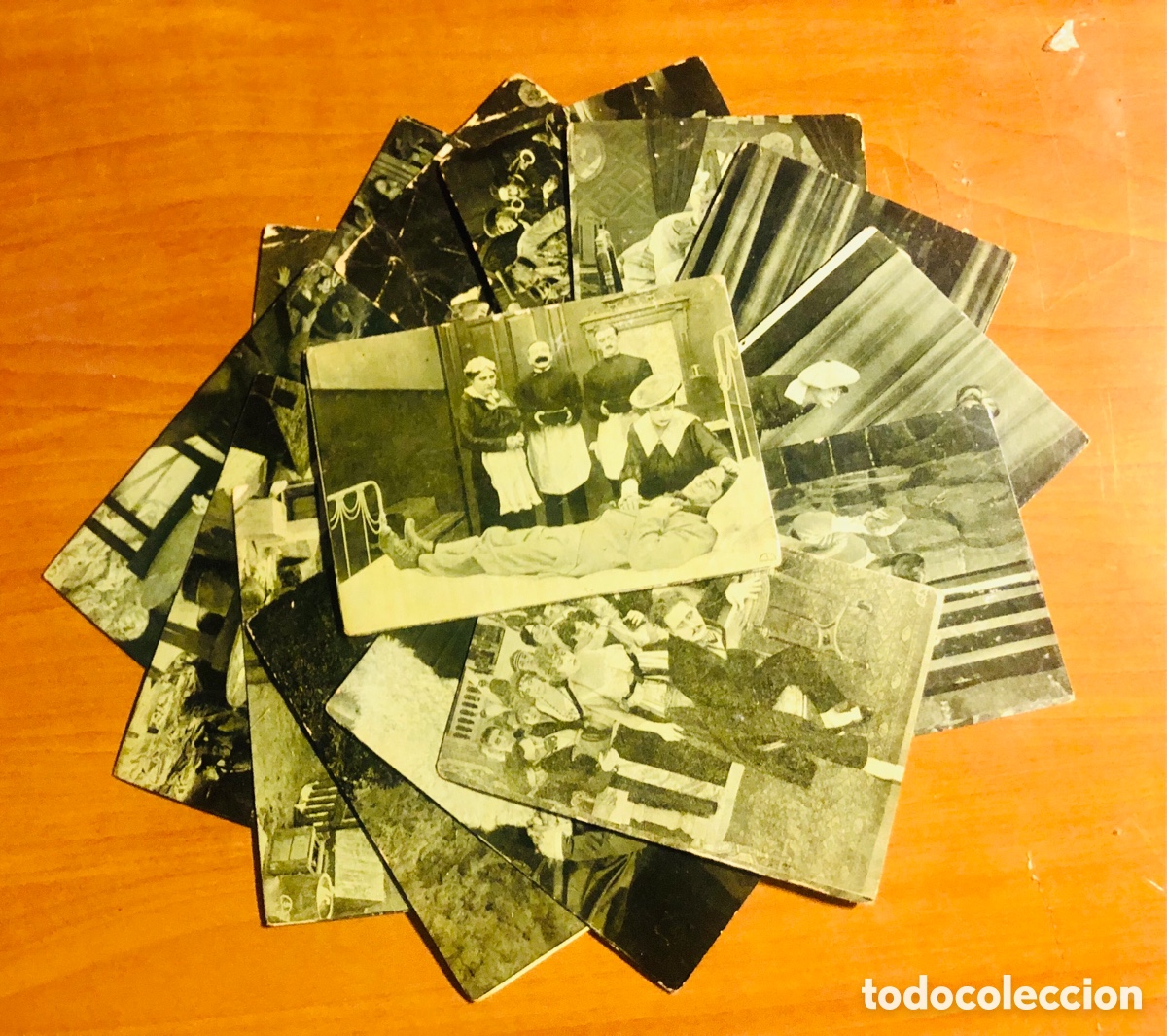 Coleccionismo cromos antiguos: COLECCI&Oacute;N LA MONEDA ROTA, 15 CROMOS, (CHOCOLATES PI), - Foto 1
