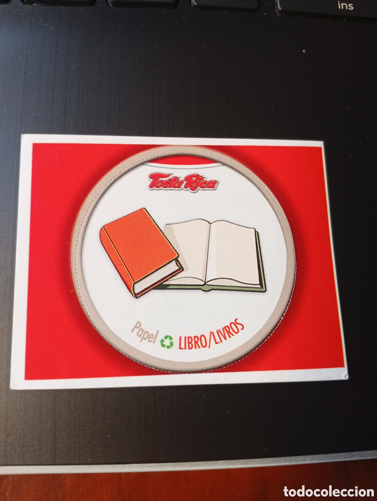 Coleccionismo cromos antiguos: CROMO PEGATINA PROMOCIONAL TOSTA RICA LIBRO
