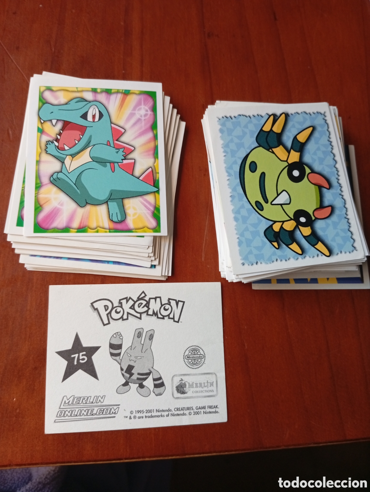 Coleccionismo cromos antiguos: CROMO CROMOS POKEMON MERLIN 1995-2001 ( ALBUM COLOR ORO) ( PIDE TUS FALTAS)