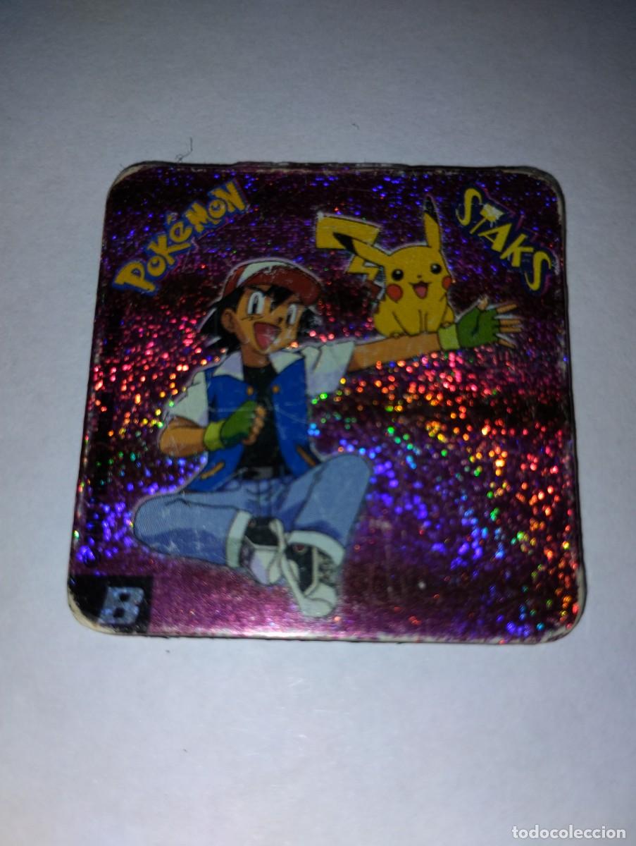 Coleccionismo cromos antiguos: Tazo Pokemon 2002 STAKS. Num B - Foto 1