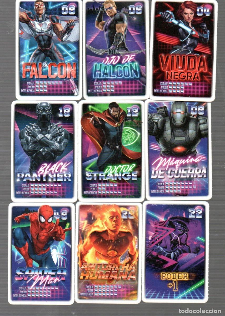 Coleccionismo cromos antiguos: 10 CROMO DE DESCUBRE 10 PODER MARVEL CARREFOUR BIEN CONSERVADOS - Foto 2