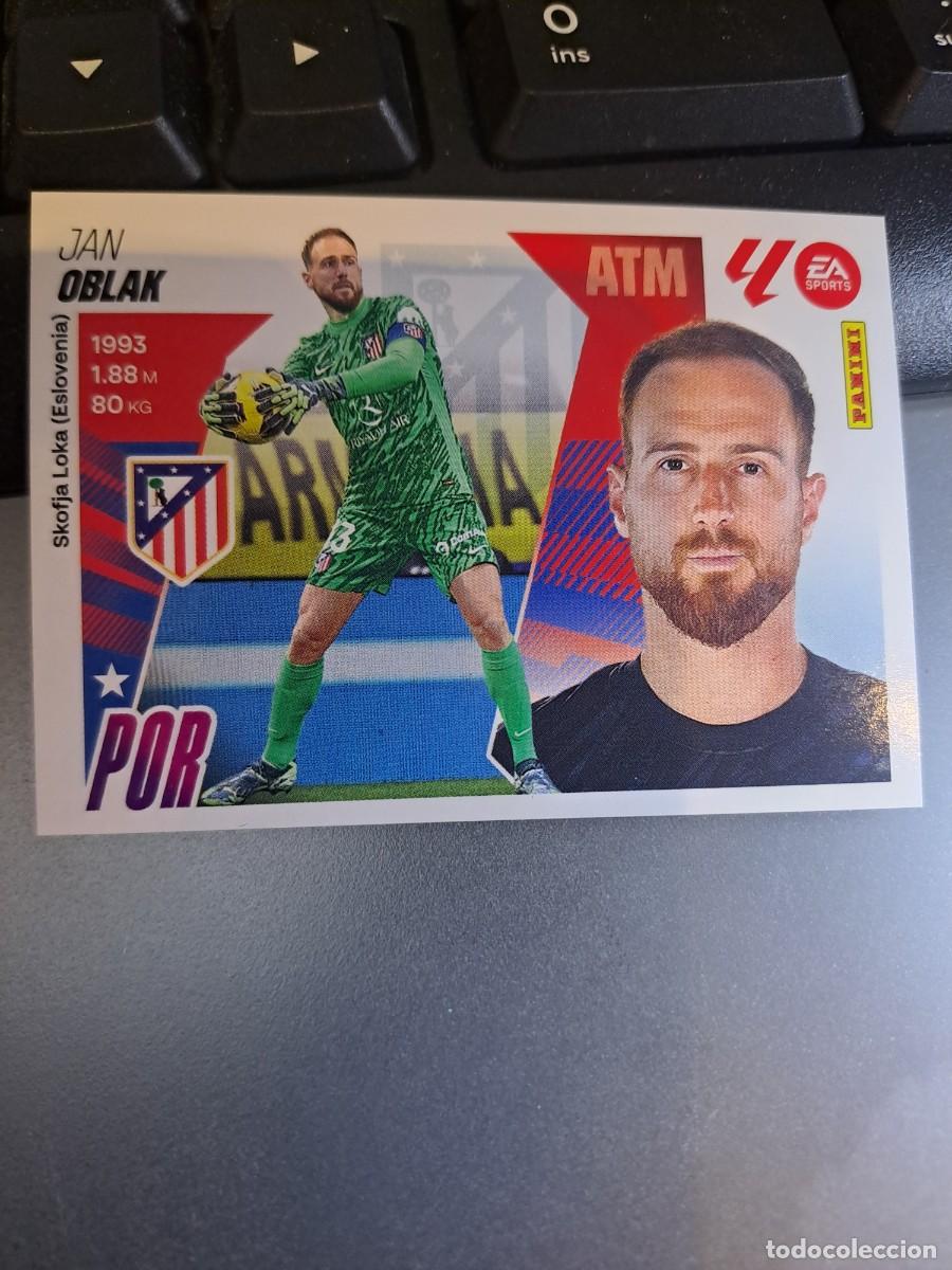 Collectable Antique Stickers: CROMO OBLAK 3 ATLETICO DE MADRID LIGA 2025 2026 25 26 ESTE PANINI NUNCA PEGADO
