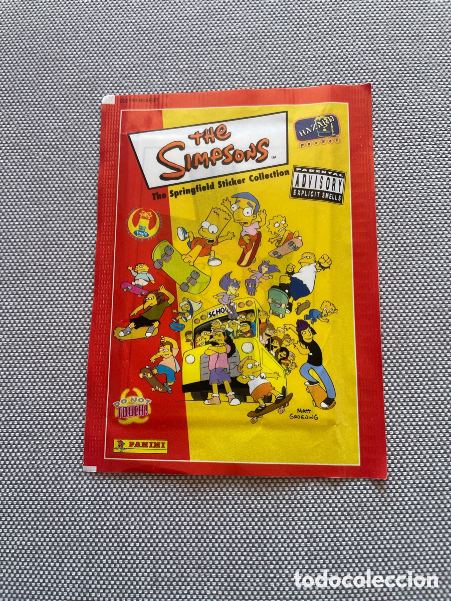 Coleccionismo cromos antiguos: THE SIMPSONS Sobre de cromos sin abrir - Foto 1