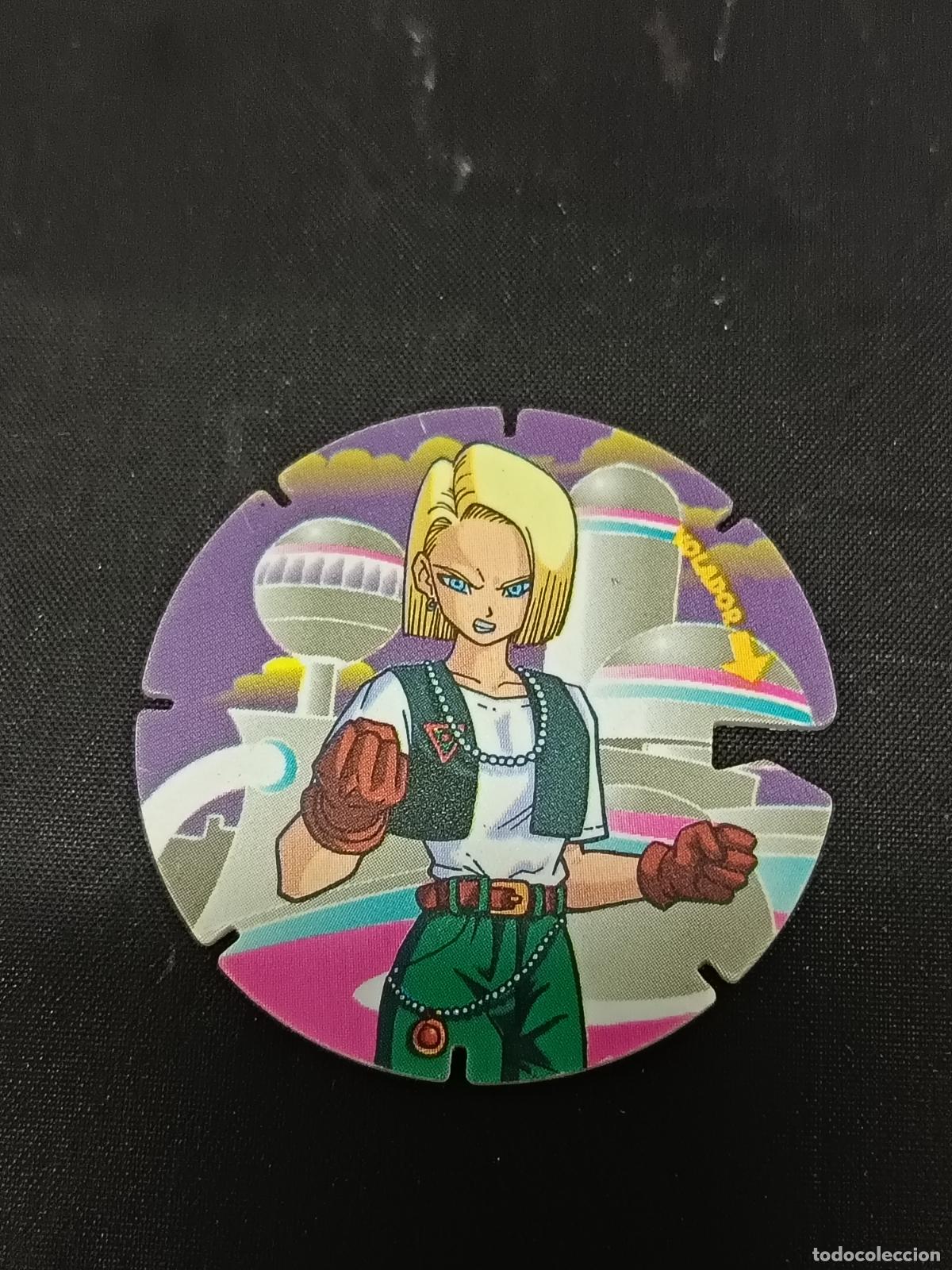 Coleccionismo Cromos antiguos: DRAGON BALL Z, A-18. Tazo 27 coleccionable de Matutano. Leer Descripci&oacute;n...