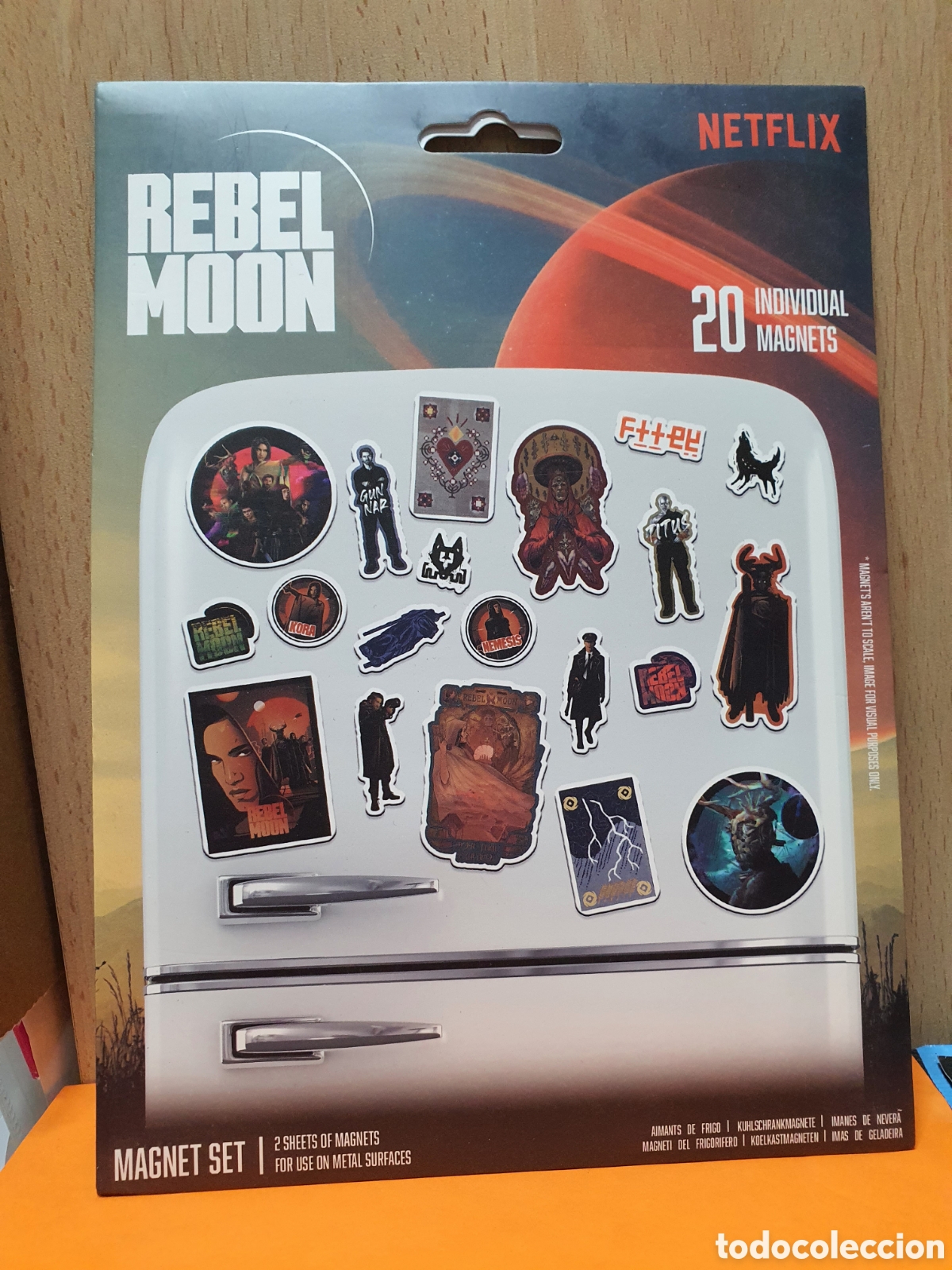 Coleccionismo Cromos antiguos: Rebel Moon Netflix pack 20 imanes individuales , nuevo y precintado