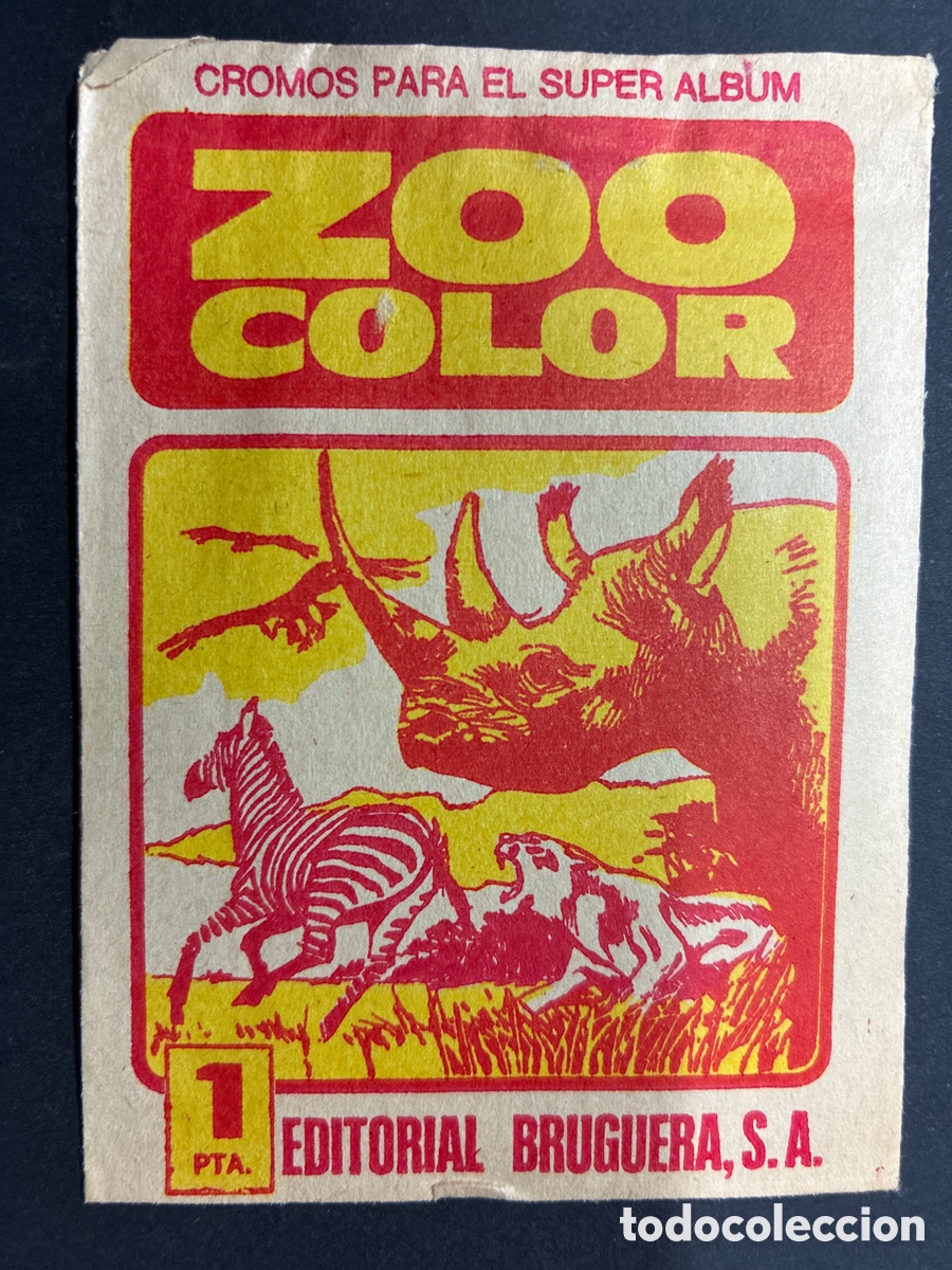 Colecionismo Cromos antigos: SOBRE SIN ABRIR ALBUM ZOO COLOR EDITORIAL BRUGUERA