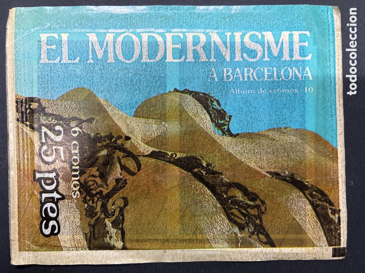 Colecionismo Cromos antigos: SOBRE SIN ABRIR ALBUM EL MODERNISME A BARCELONA EDITORIAL LA CAIXA