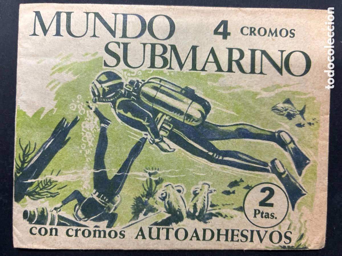 Colecionismo Cromos antigos: SOBRE SIN ABRIR ALBUM MUNDO SUBMARINO EDITORIAL PRODUCCIONES