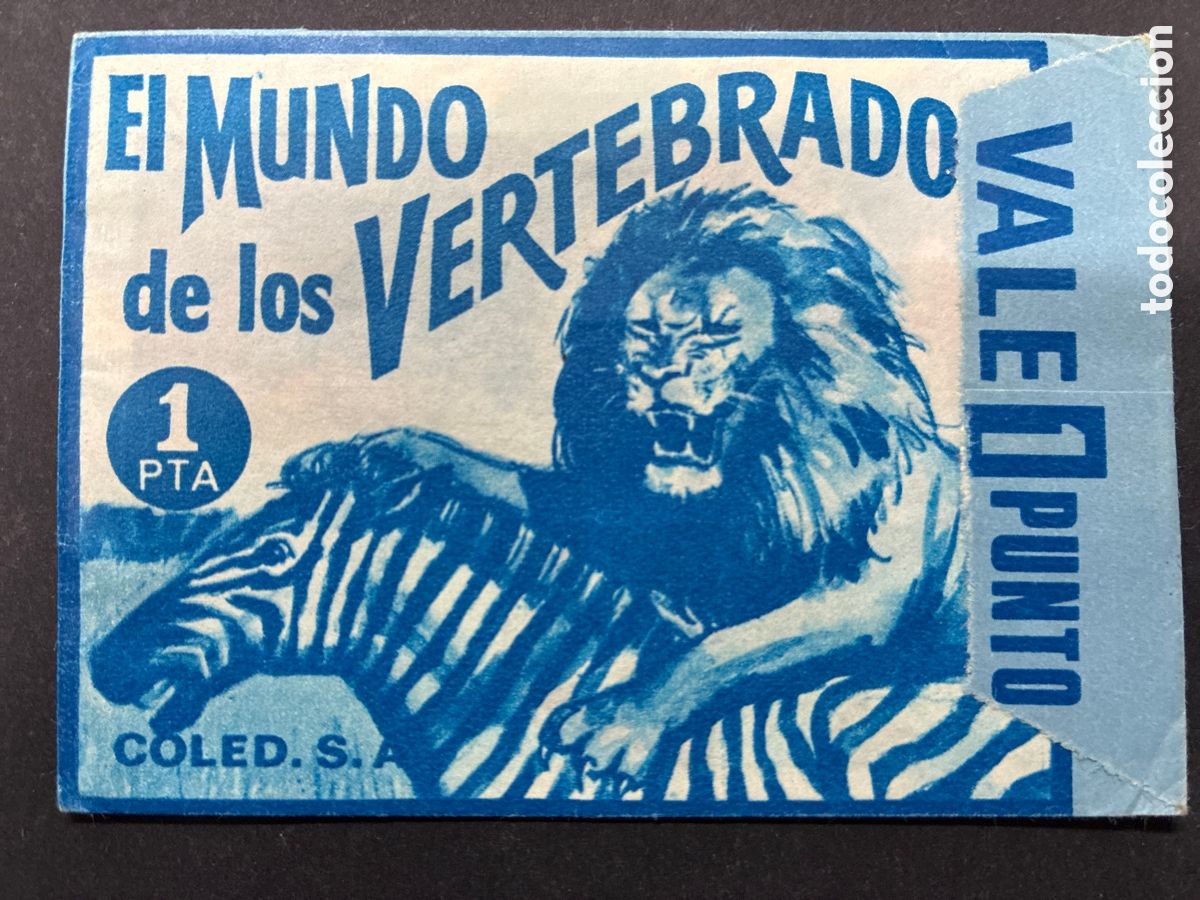 Colecionismo Cromos antigos: SOBRE SIN ABRIR ALBUM EL MUNDO DE LOS VERTEBRADOS EDITORIAL COLED