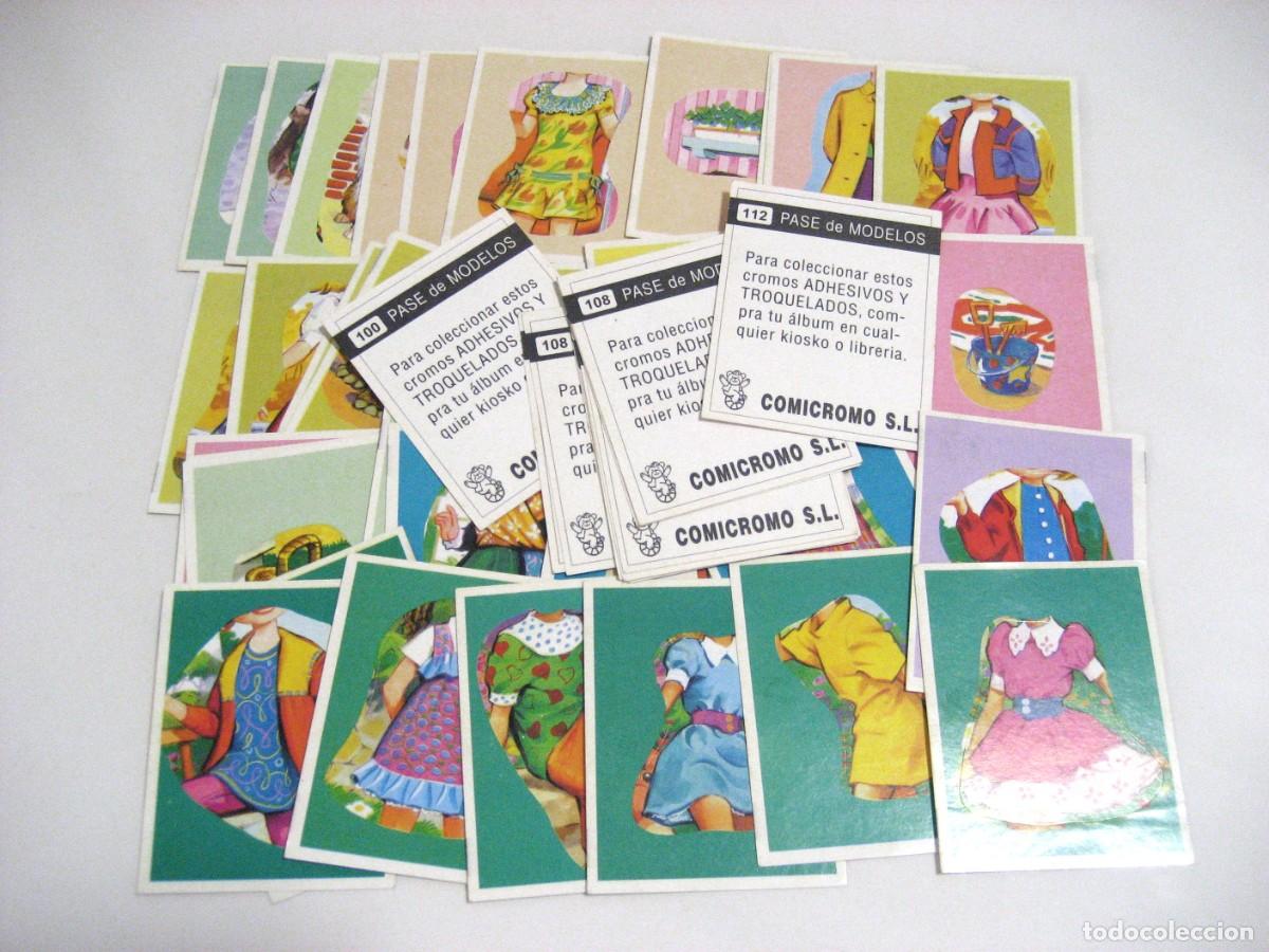 Coleccionismo cromos antiguos: LOTE DE 50 CROMOS PASE DE MODELOS. COMICROMO, 1992. - Foto 1