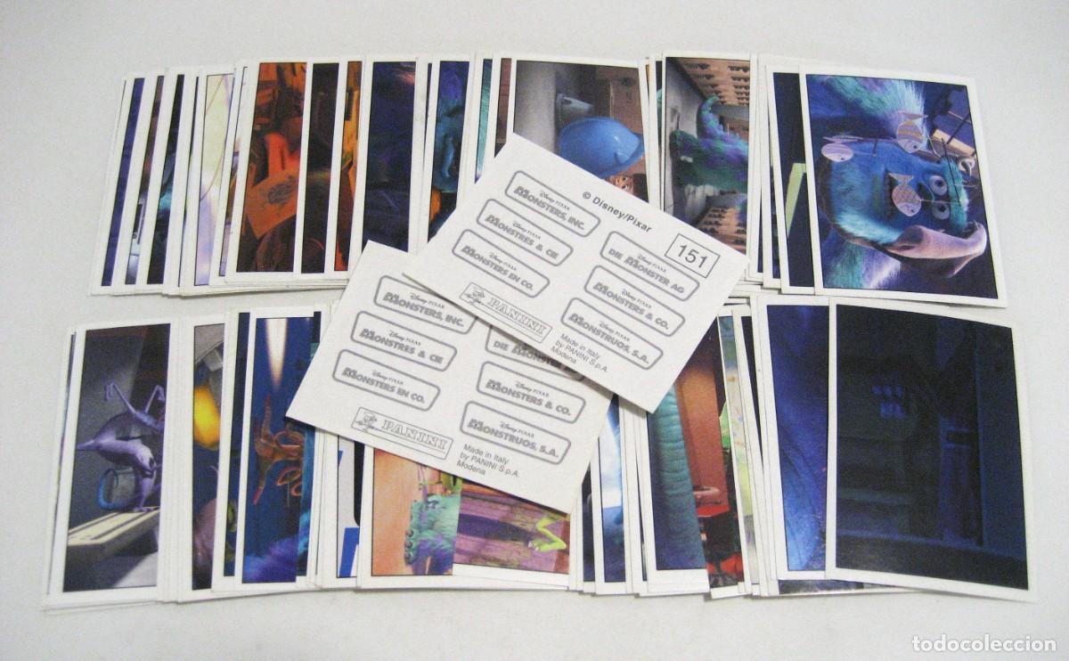 Coleccionismo cromos antiguos: LOTE DE 109 CROMOS DISNEY MONSTRUOS. - Foto 1