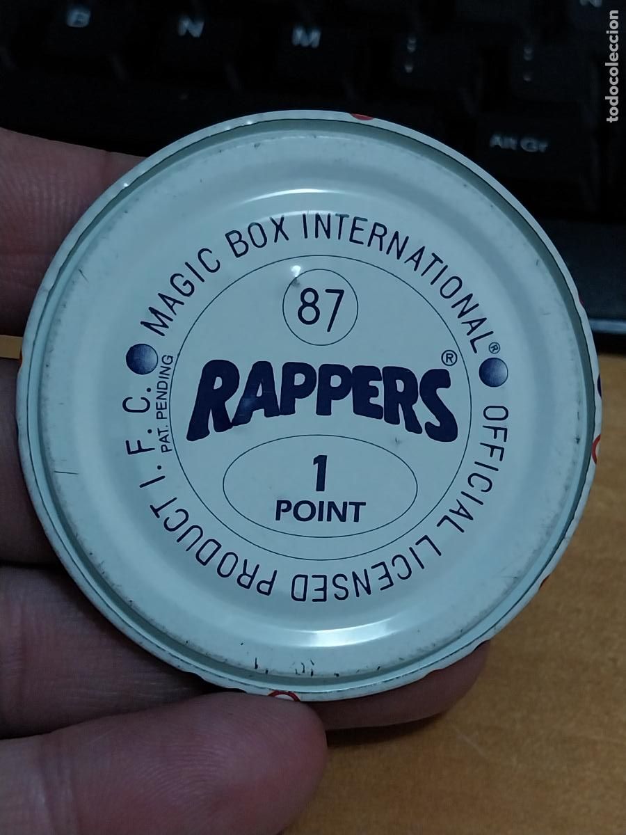 Coleccionismo cromos antiguos: RAPPERS MAGIC BOX CHAPA # 87 BILLAR 6CMS ORIGINAL - Foto 2