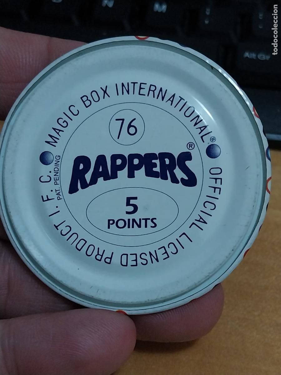 Coleccionismo cromos antiguos: RAPPERS MAGIC BOX CHAPA # 76 SPEED WC 6CMS ORIGINAL * - Foto 2