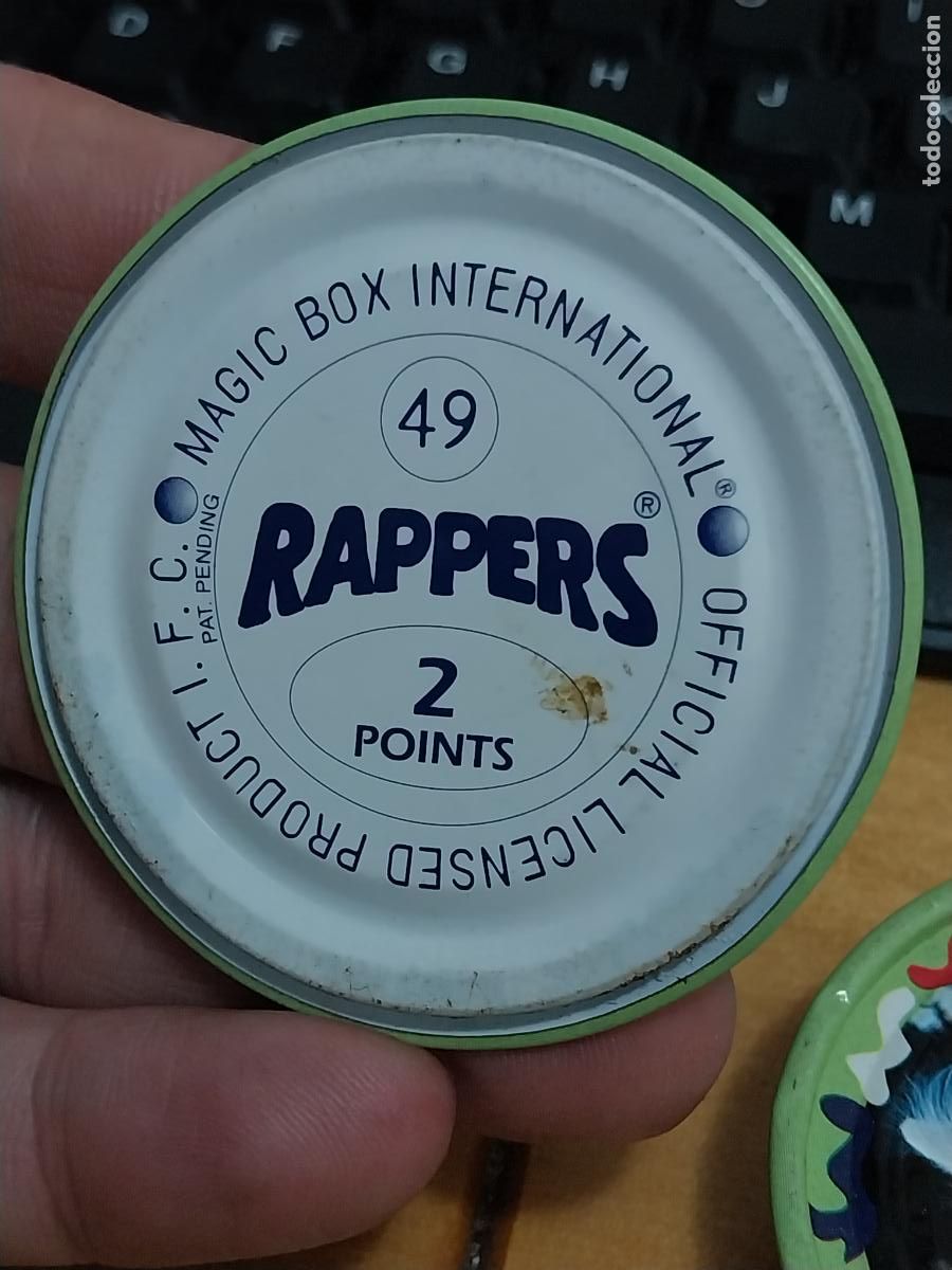 Coleccionismo cromos antiguos: RAPPERS MAGIC BOX CHAPA # 49 GATO 6CMS ORIGINAL * - Foto 2