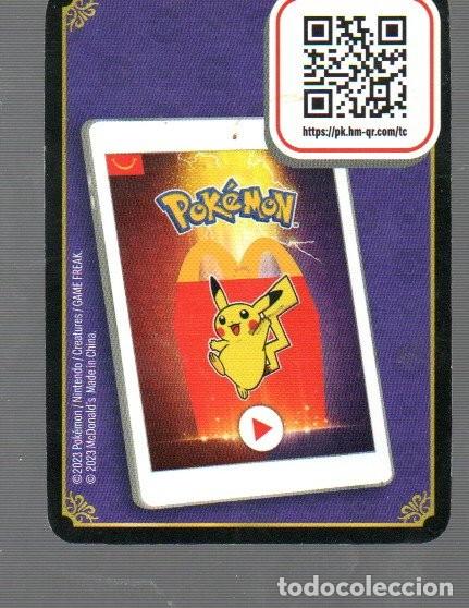 Coleccionismo cromos antiguos: CROMOS DE POK&Eacute;MON DE https / pk. gr. con / tc del 2023 no estuvo pegado - Foto 2