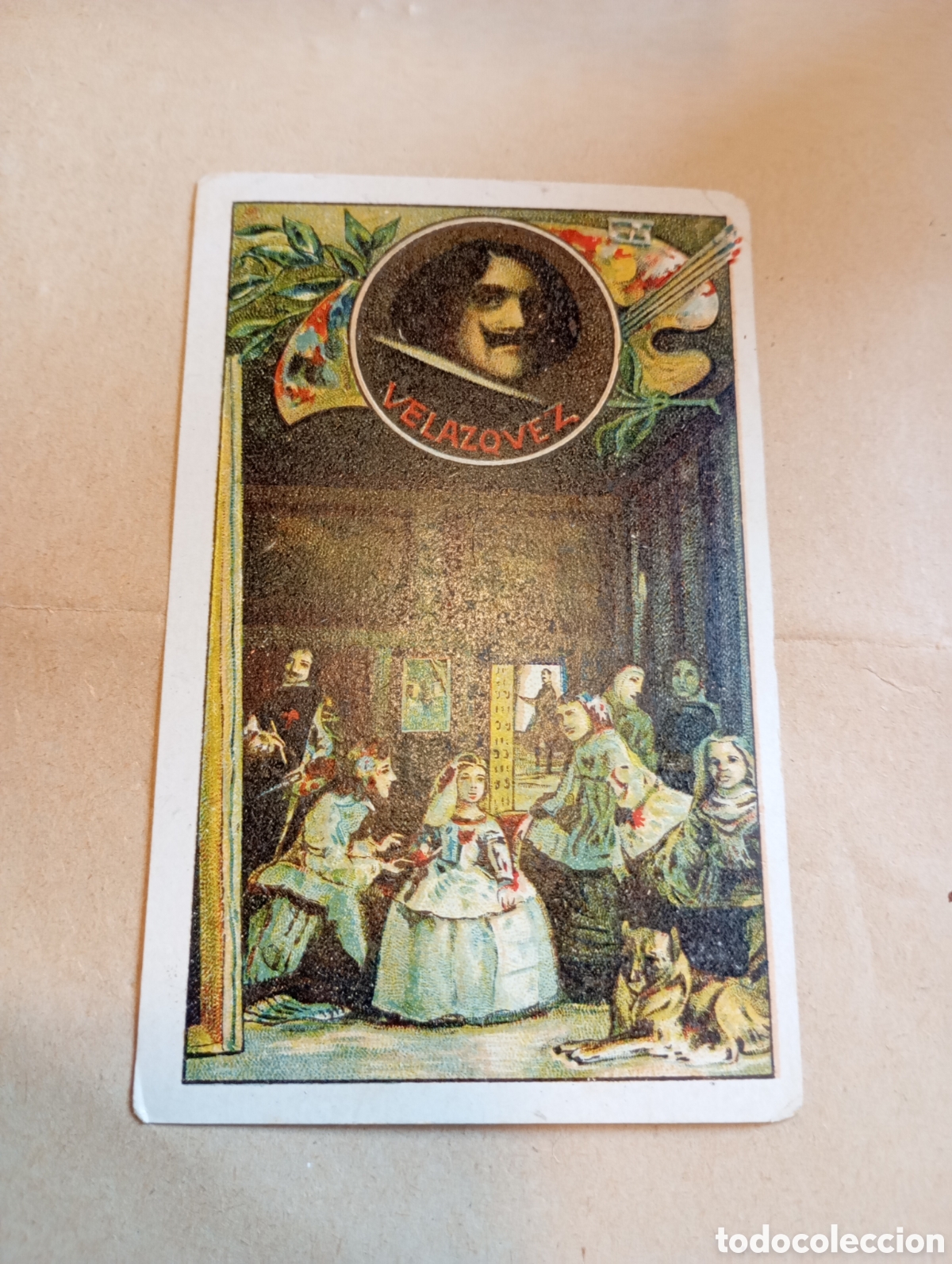 Coleccionismo Cromos antiguos: Cromo antiguo. Cromos K&uuml;nzli. n.21. Diego Vel&aacute;zquez de Silva