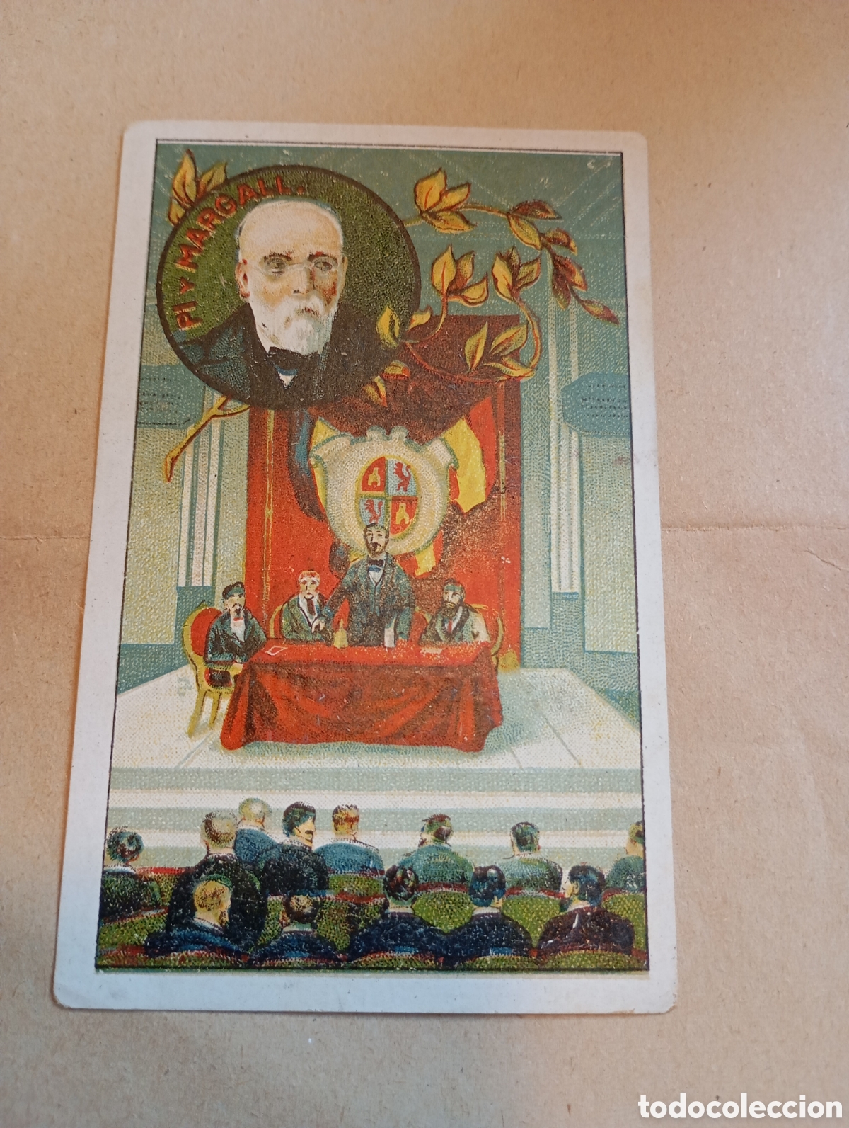 Coleccionismo cromos antiguos: Cromo antiguo. Cromos K&uuml;nzli. n.23. Francisco Pi y Margall