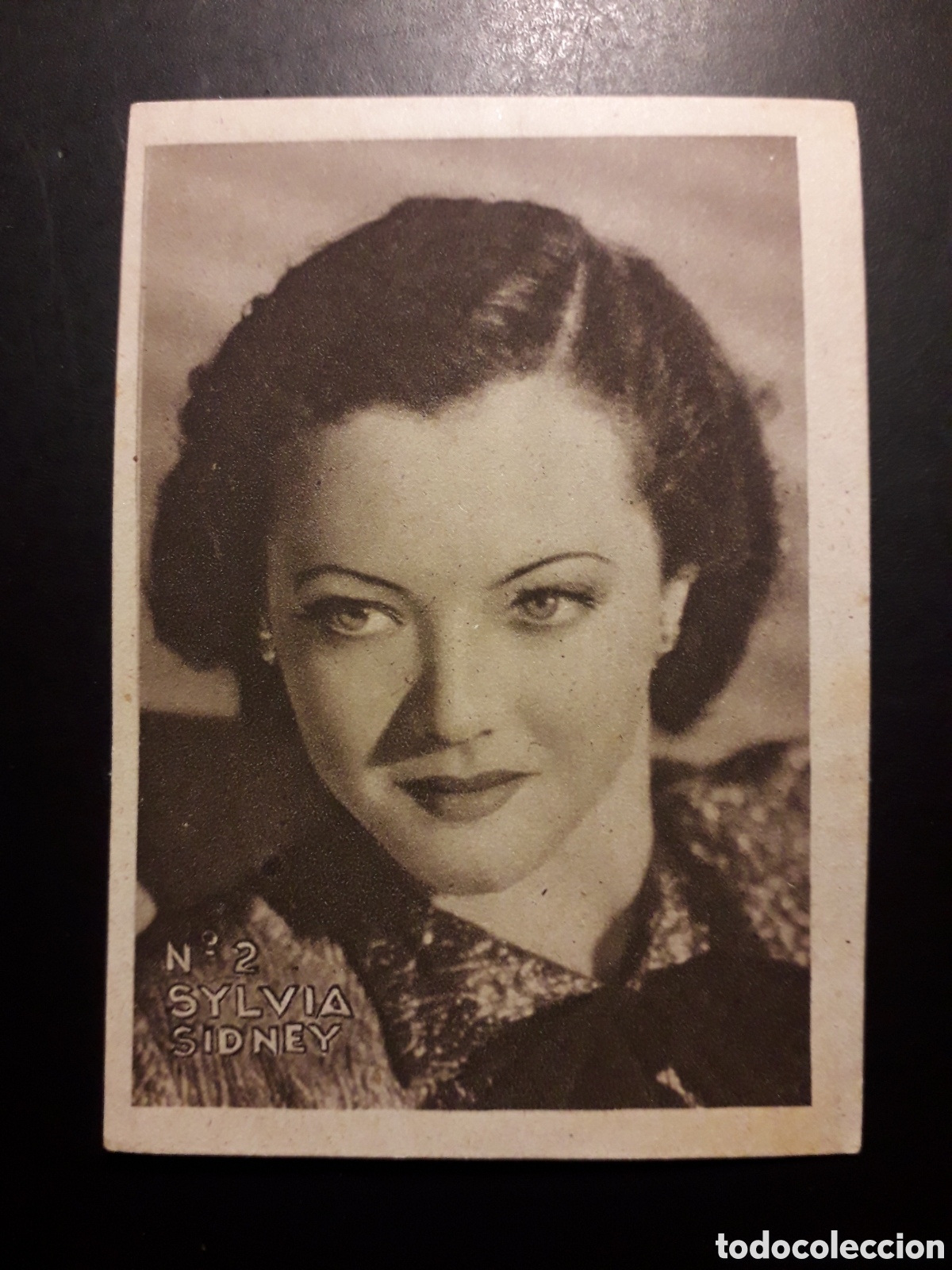Collectionnisme Cartes &agrave; collectionner anciennes: SYLVIA SIDNEY N&deg; 2 ACTORES ACTRICES CINE A&Ntilde;OS 30 40 DESCONOZCO EDITORIAL SIN PEGAR PEDIDO M&Iacute;NIMO 3&euro;