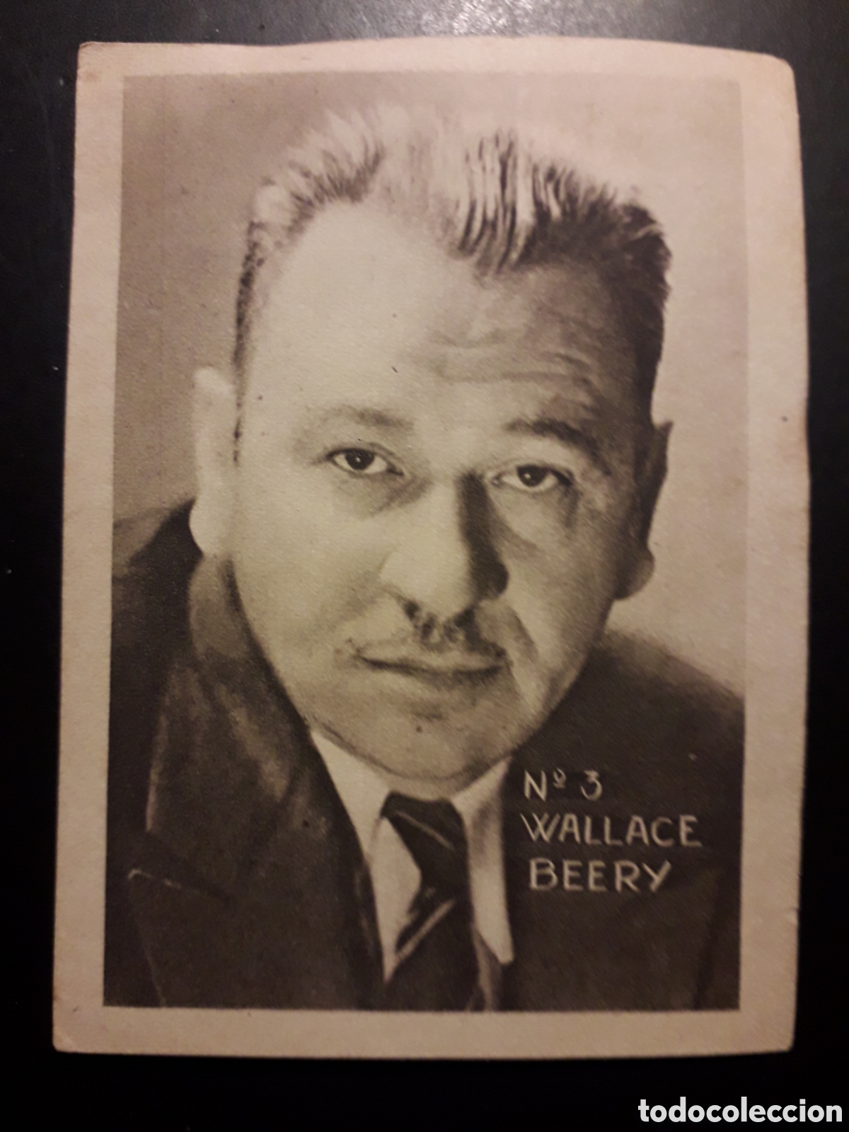 Collectionnisme Cartes &agrave; collectionner anciennes: WALLACE BEERY N&deg; 3 ACTORES ACTRICES CINE A&Ntilde;OS 30 40 DESCONOZCO EDITORIAL SIN PEGAR PEDIDO M&Iacute;NIMO 3&euro;